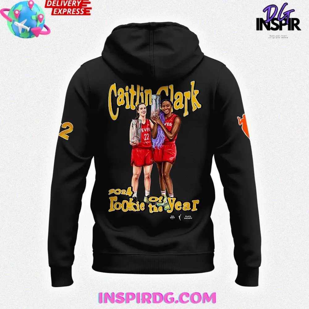 -Caitlin Clark Rookie of the Year 2024 Hoodie