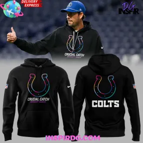 -Indianapolis Colts Crucial Catch Intercept Cancer 2024 Hoodie