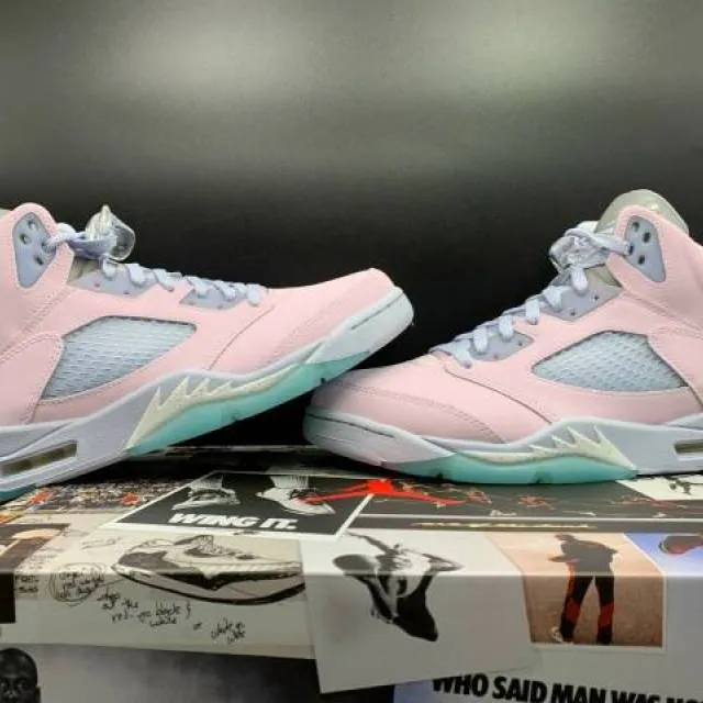 2022 nike air jordan 5 v retro easter 4-14 regal pink ghost copa dv0562-600