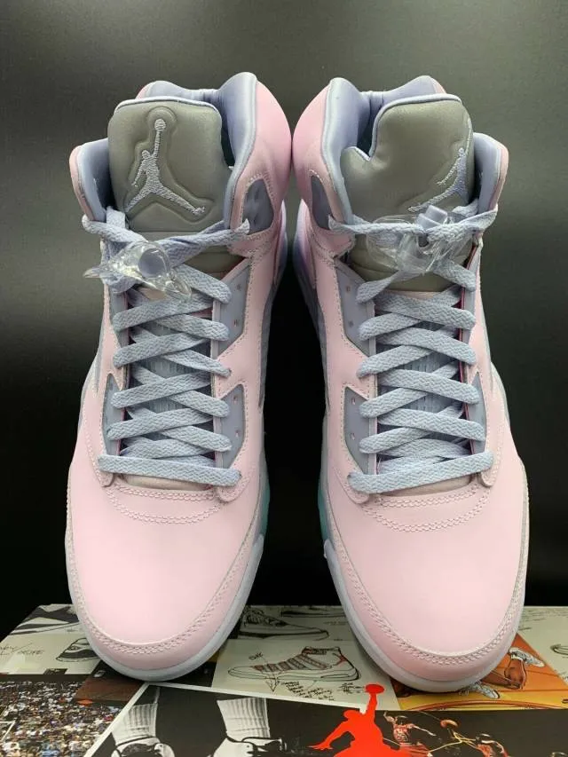 2022 nike air jordan 5 v retro easter 4-14 regal pink ghost copa dv0562-600