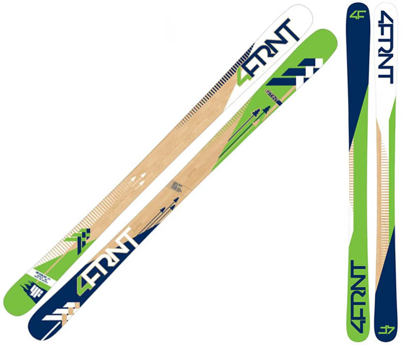 4Frnt Switchblade Skis 2015