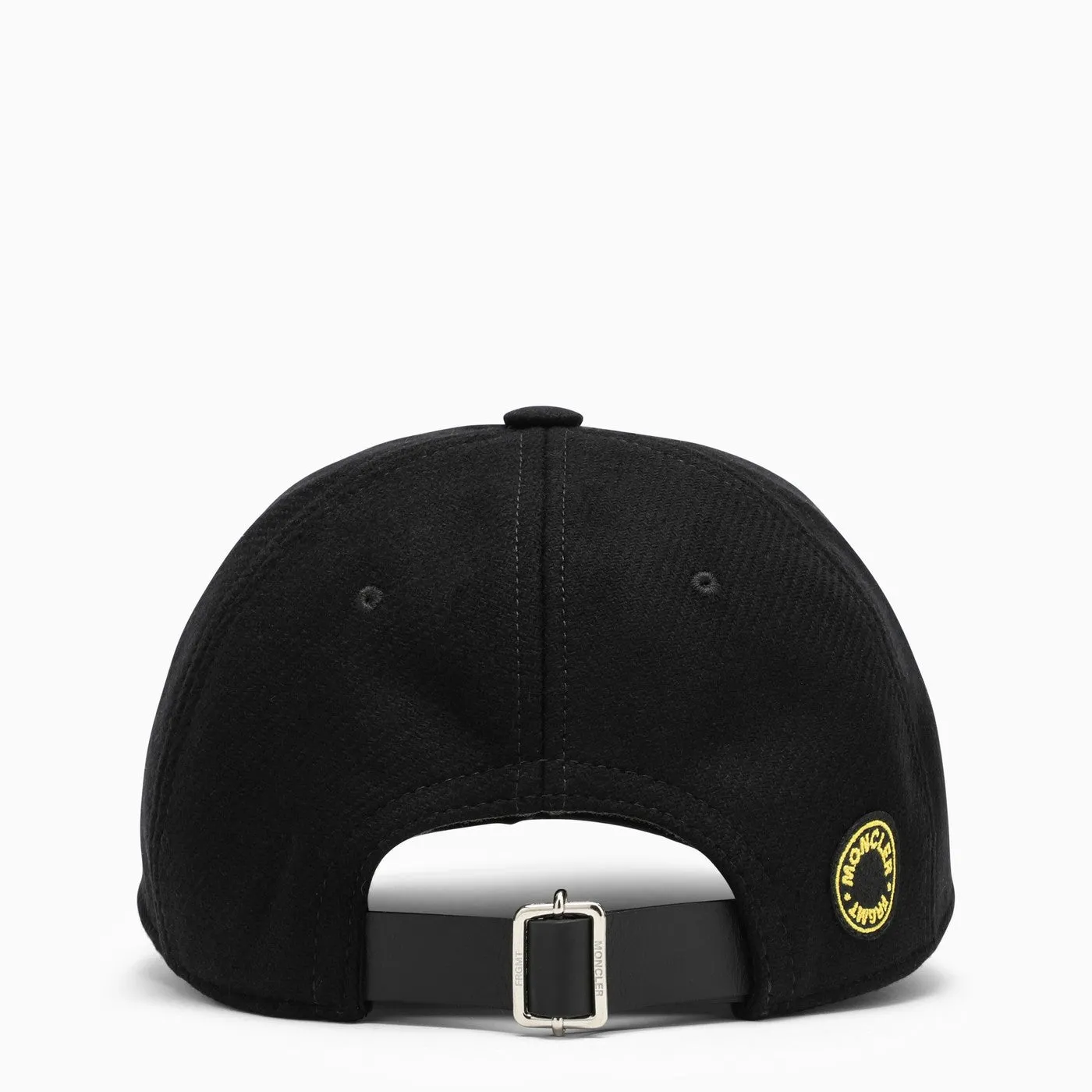 7 Moncler X Frgmt    7 Moncler X Frgmt Black Sports Hat With Patches