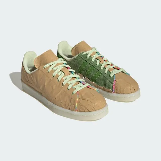 Adidas campus 80s (crop 4/20/ tan brown/ green/ customized/ customized/ cream white) men us 8-13 h03