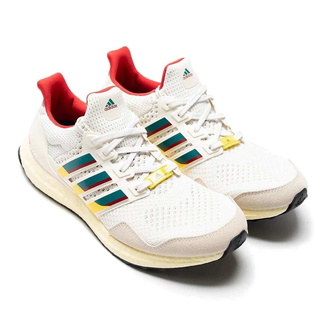 Adidas Men UltraBoost 1.0 DNA (white / eqt green / scarlet)