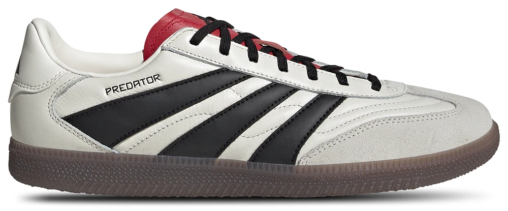 adidas Mens Predator Freestyle Indoor - Soccer Shoes Off White/Black/Pure Ruby