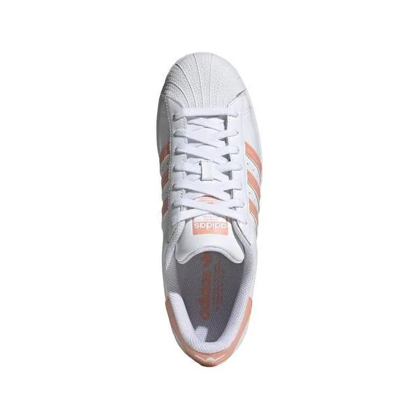 Adidas Original SUPERSTAR FOUNDATION Men’s - WHITE/PEACH AMBLUS