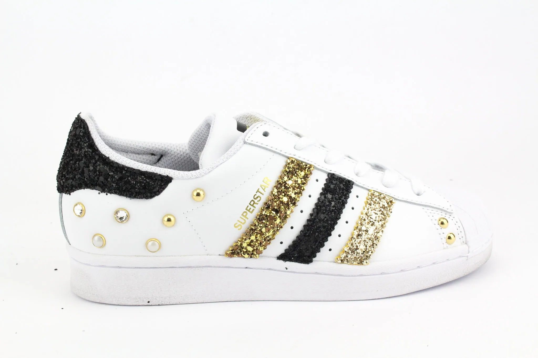 Adidas Superstar Multiglitter Gold & Borchie