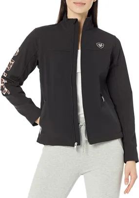 ARIAT Women's New Team Softshell Jacket BLACK/PONY 10043523