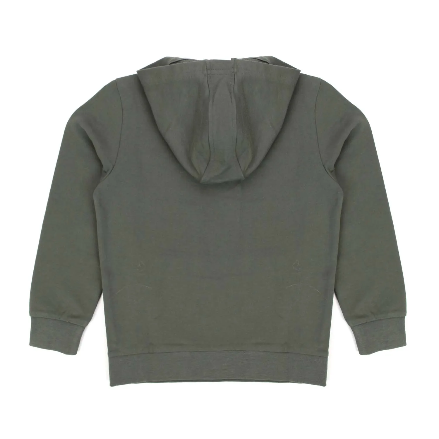 Armani Junior Hoodie Ea7 Military Green Sweatshirt For Boys