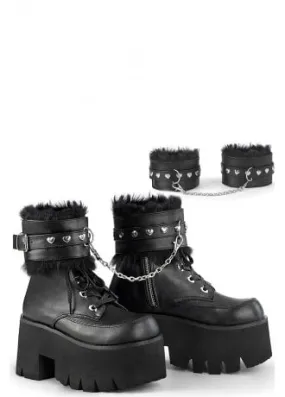 Ashes 57 Chained Platform Ankle Boot