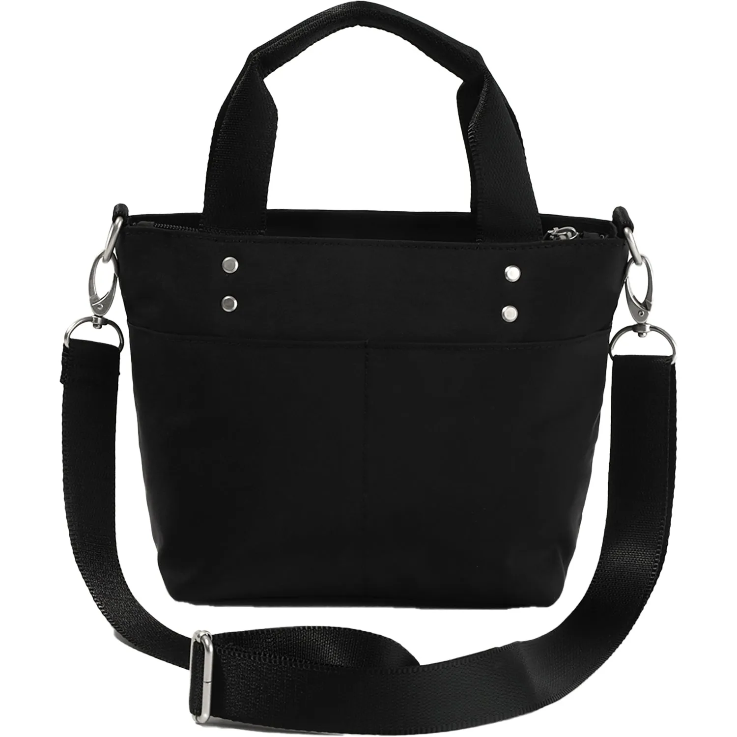 Baggallini Mini Carryall Tote Black Nylon