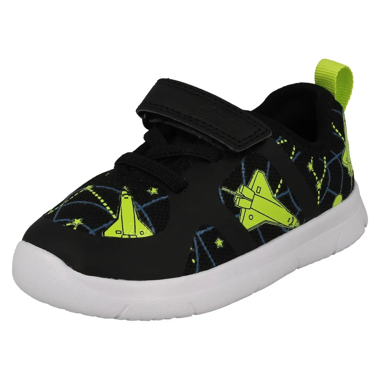 Boys Clarks Space Detailed Trainers - Ath Cosmo