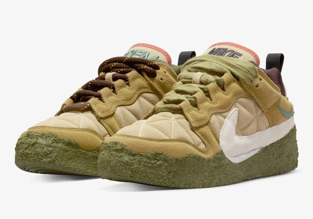 Cactus Plant Flea Market x Nike SB Dunk Low SP Tan Mossy Green DM0430-700