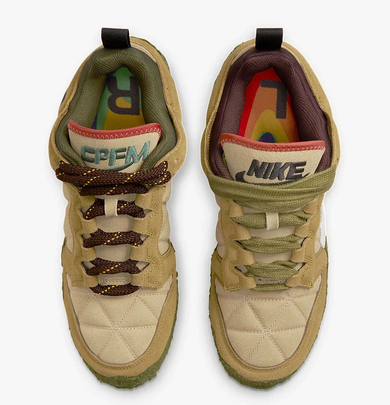 Cactus Plant Flea Market x Nike SB Dunk Low SP Tan Mossy Green DM0430-700