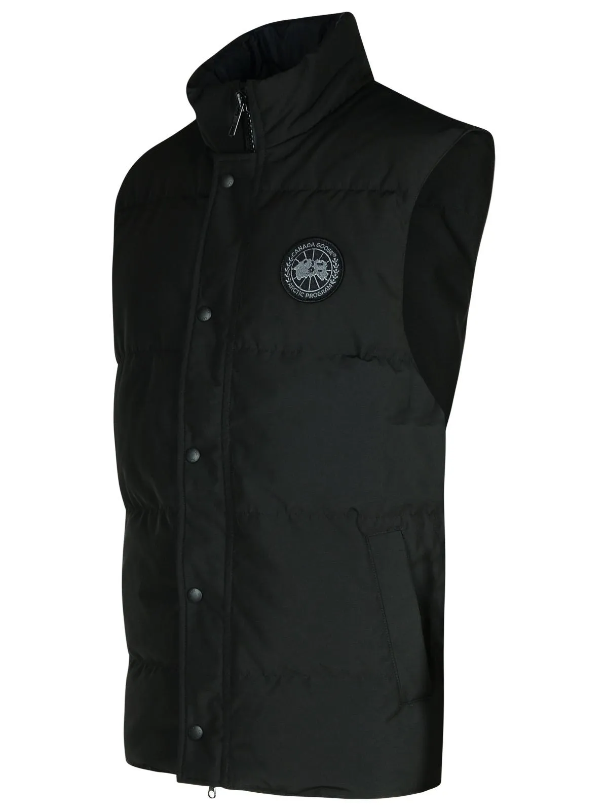 Canada Goose    Canada Goose 'Garson' Black Cotton Blend Vest