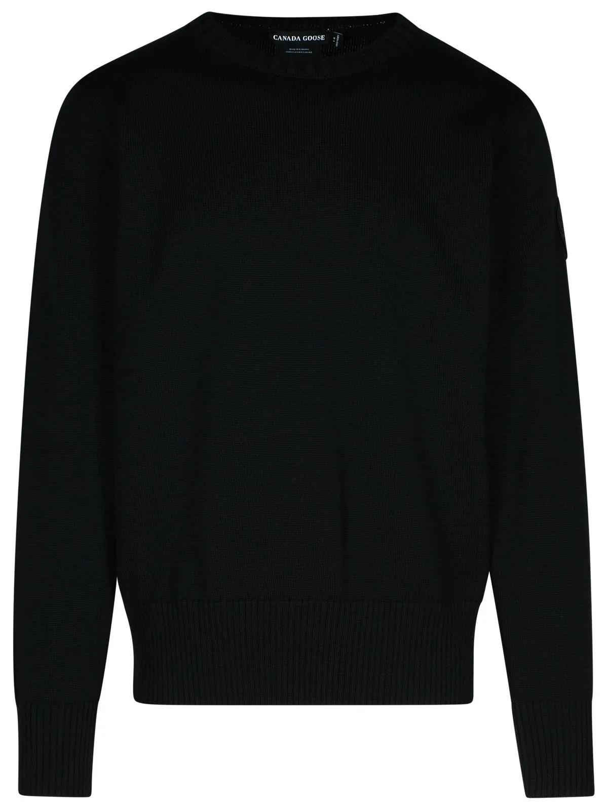 Canada Goose    Canada Goose 'Rosseau' Black Wool Sweatshirt