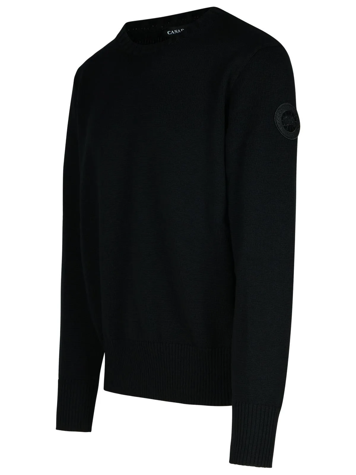 Canada Goose    Canada Goose 'Rosseau' Black Wool Sweatshirt