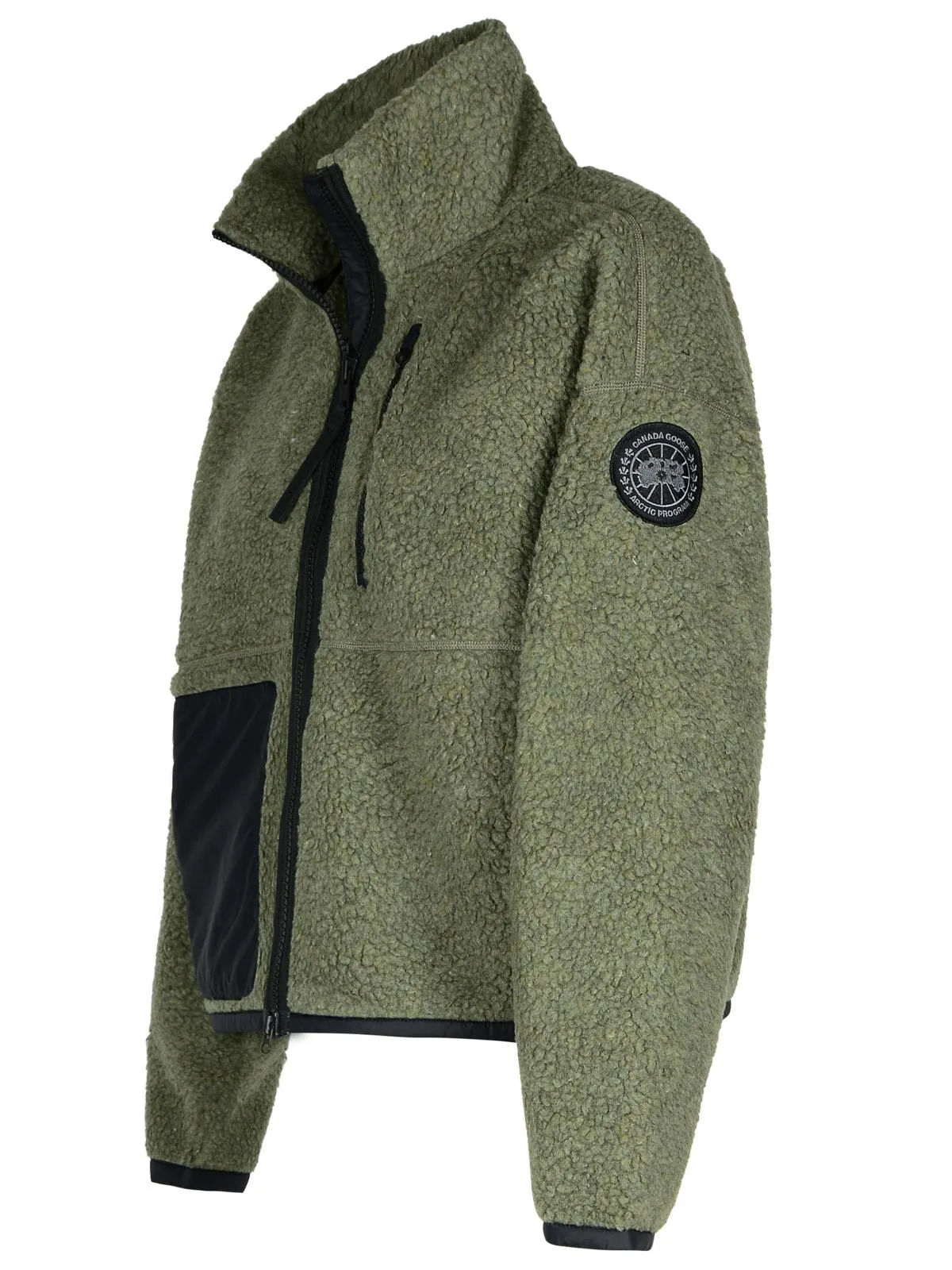 Canada Goose    Canada Goose 'Simcoe' Green Wool Blend Fleece