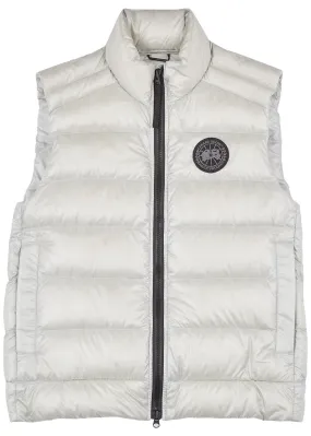 CANADA GOOSE Crofton light grey quilted shell gilet -                         -                     -                