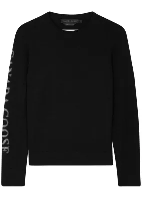 CANADA GOOSE Saturna logo-intarsia wool jumper -                         -                     -                