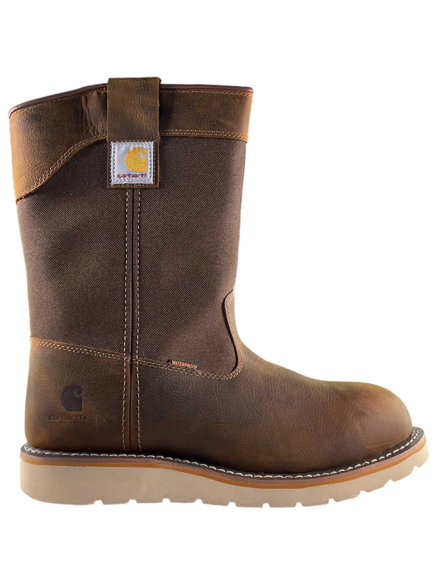 Carhartt Men's Wellington Wedge Waterproof 10 Inch Soft Toe Boot