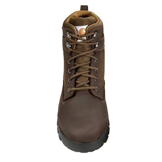 Carhartt Rugged Flex Waterproof Steel Toe Boot 13M Chocolate Brown Oil Tan