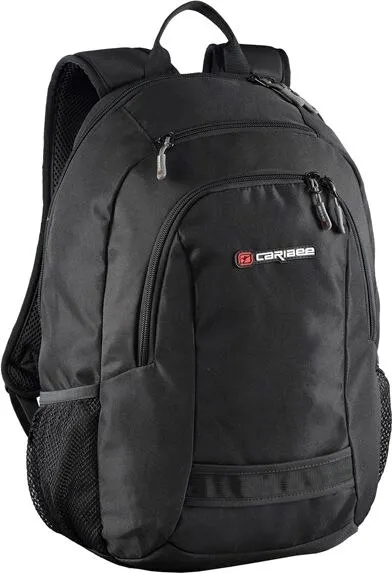 Caribee Nile Backpack - Padded Harness - Laptop & Tablet Padded Sleeve - Black - 30L