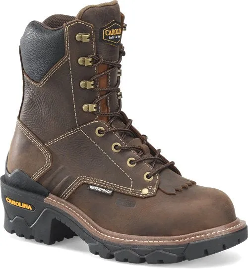 Carolina Men's 8 Compacity Waterproof Composite Toe Logger Boot - CA7837