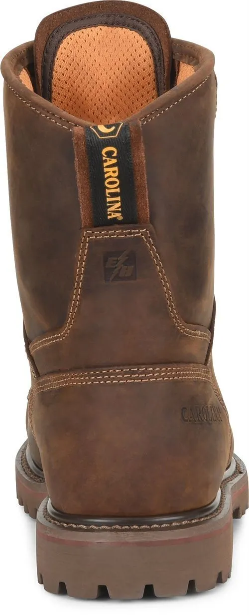 Carolina Men's 8 Leather Waterproof Work Boot - Composite Toe