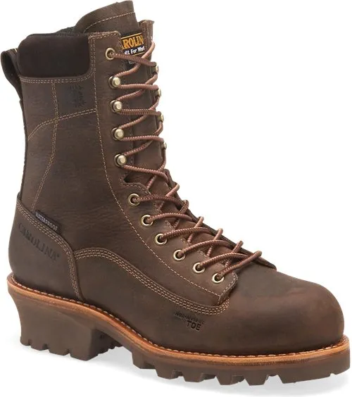 Carolina Men's 8 Waterproof Insulated Composite Toe Logger Boot - CA7521