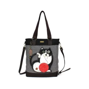 CHALA TOTE CAT BLACK STRIPE