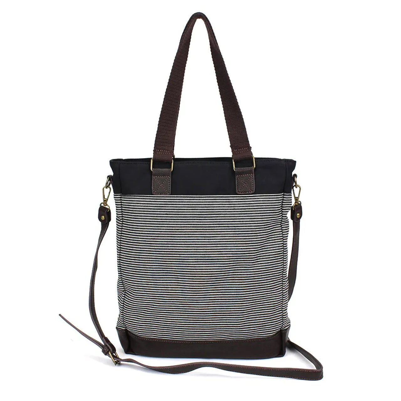 CHALA TOTE CAT BLACK STRIPE