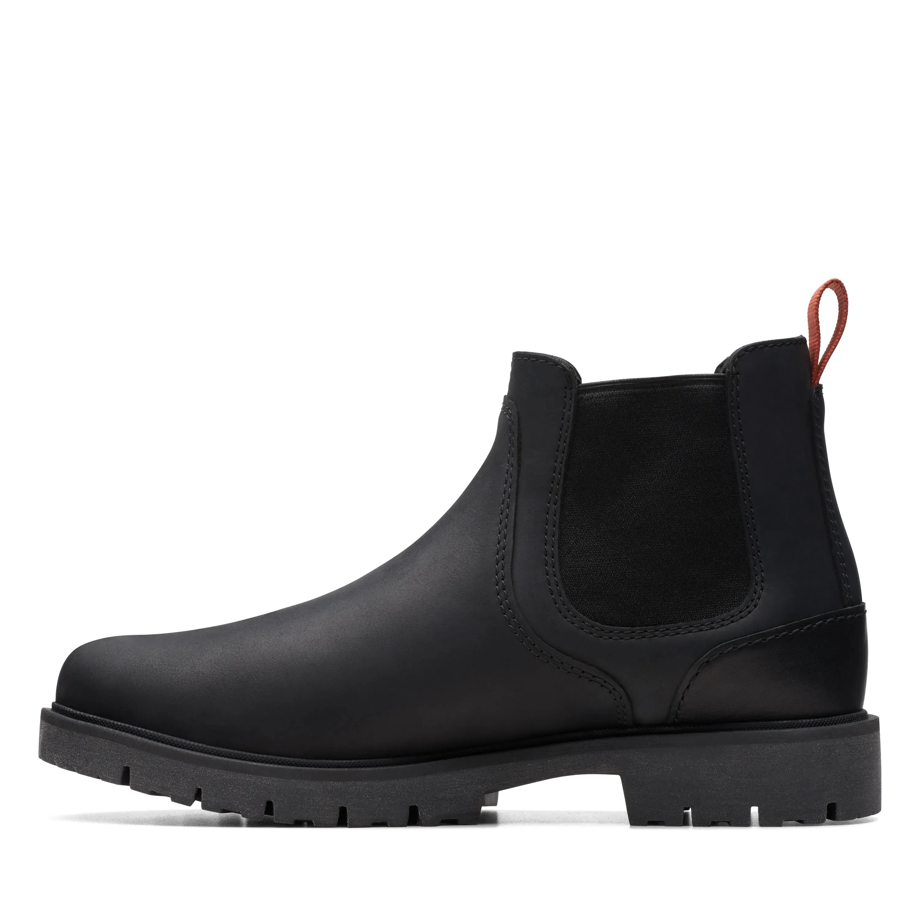 CLARKS | BOTINES CHELSEA HOMBRE | ROSSDALE TOP BLACK LEATHER | NEGRO