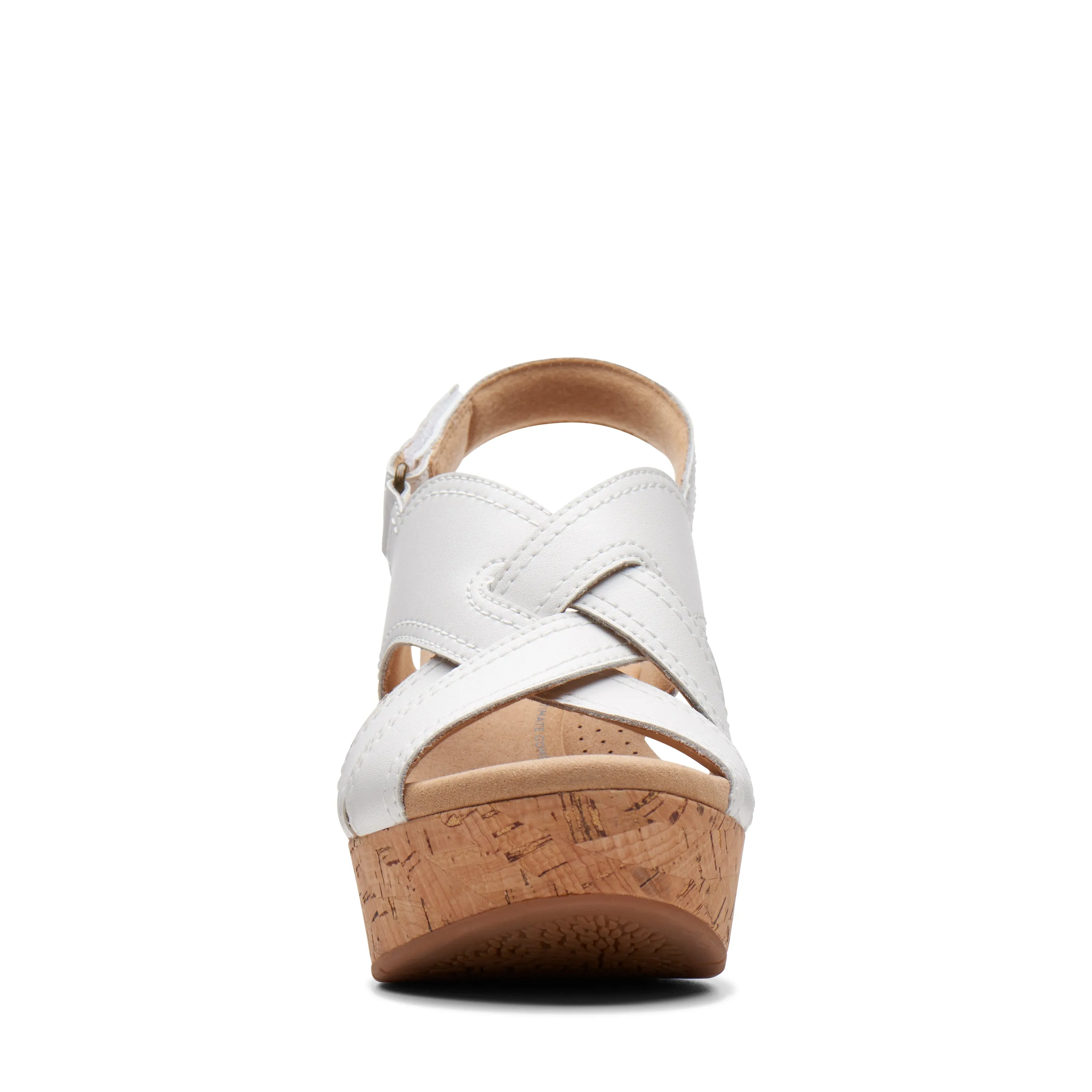 CLARKS | ZAPATO DE CUA MUJER | ROSE ERIN WHITE LEATHER | BLANCO