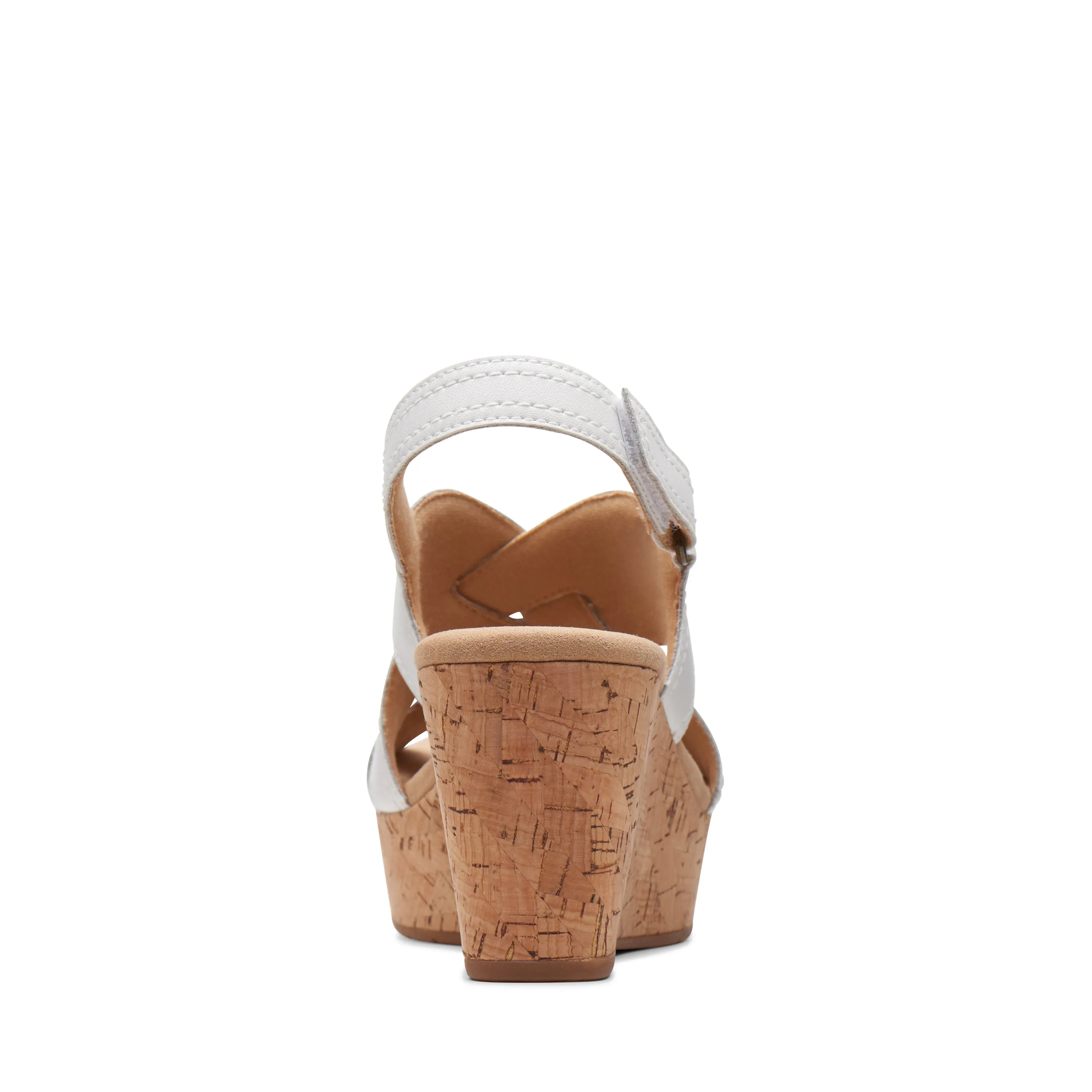 CLARKS | ZAPATO DE CUA MUJER | ROSE ERIN WHITE LEATHER | BLANCO