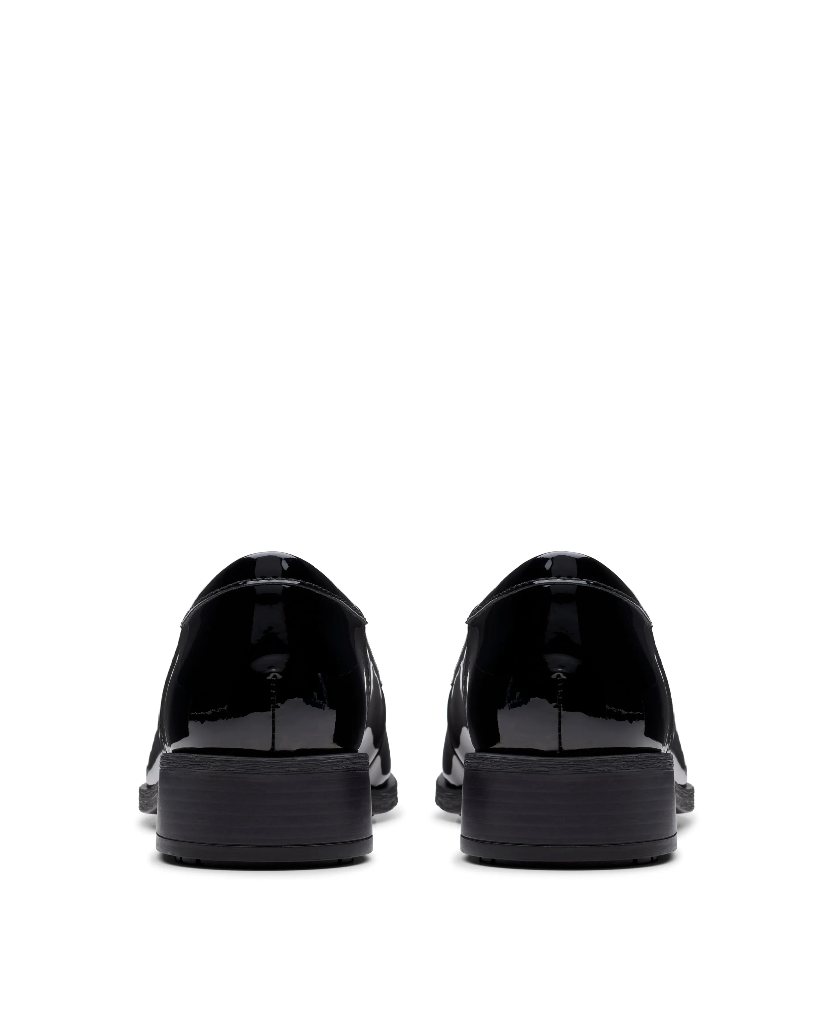 Clarks Havisham Patent Leather Tassel Loafer Wide Fit | Simply Be