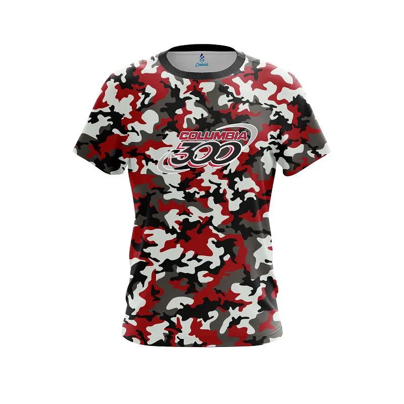 Columbia 300 Tactical Camo CoolWick Bowling Jersey