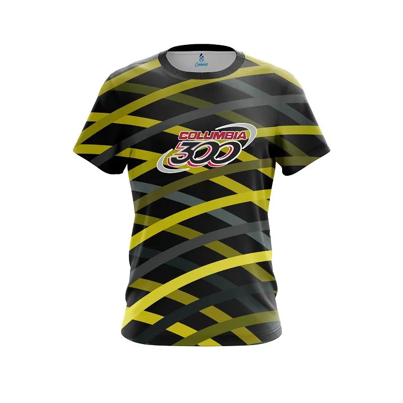 Columbia 300 Turmoil Yellow CoolWick Bowling Jersey