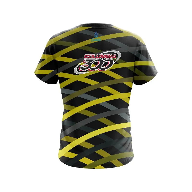 Columbia 300 Turmoil Yellow CoolWick Bowling Jersey