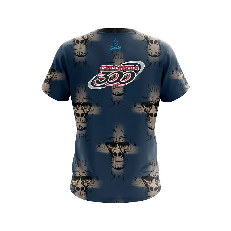 Columbia 300 Wild Spirit Monkey CoolWick Bowling Jersey