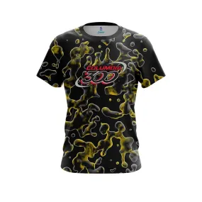 Columbia 300 Yellow Flowing Fluid CoolWick Bowling Jersey