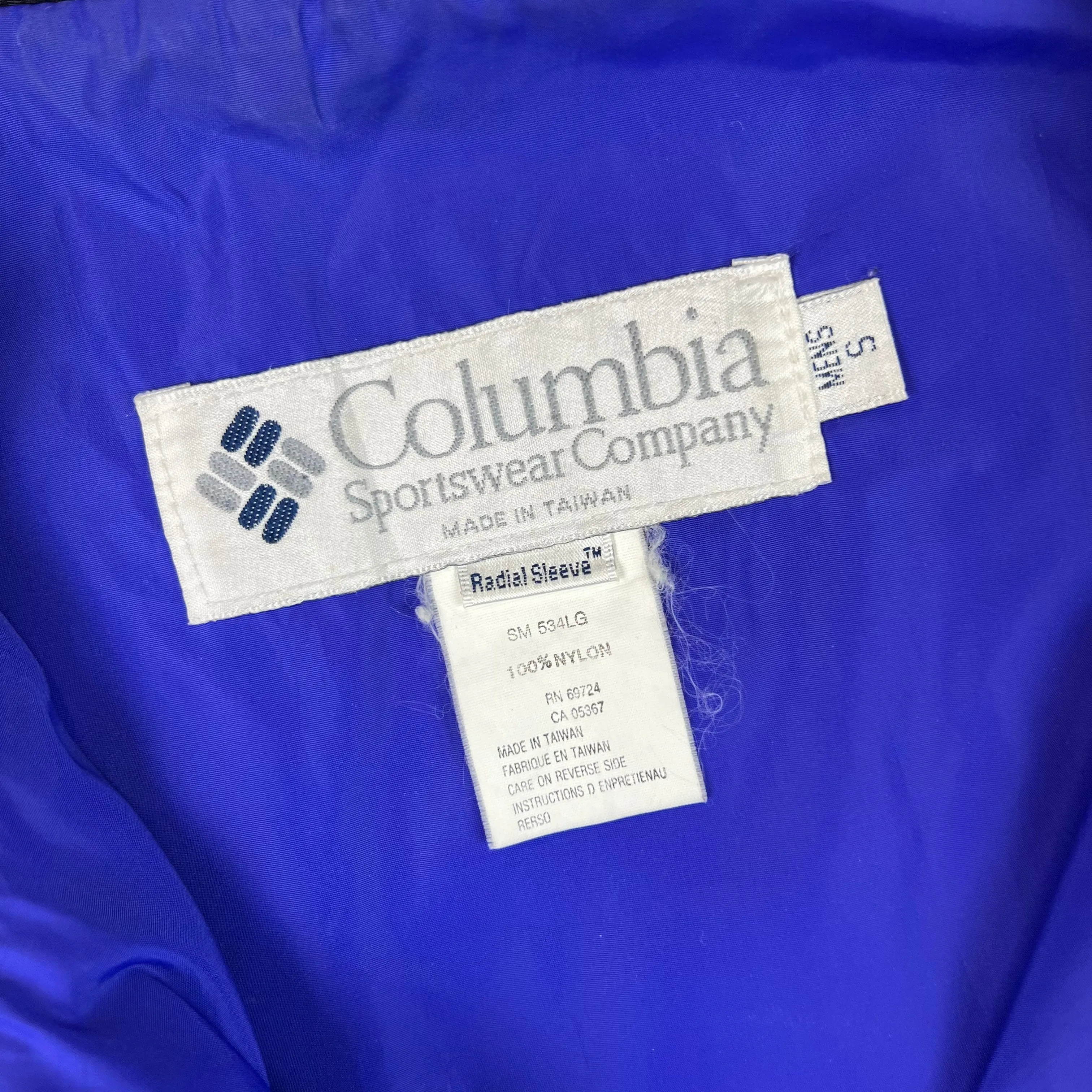 Columbia Colourblock Jacket Black Blue