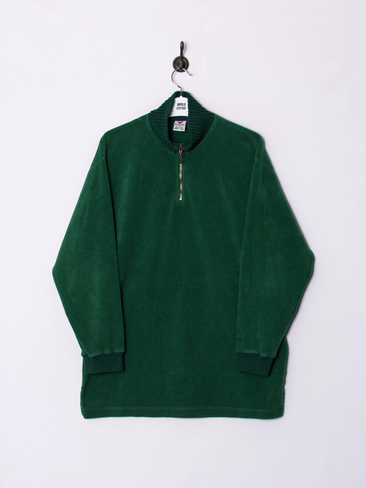 Columbia Green 1/3 Zipper Fleece