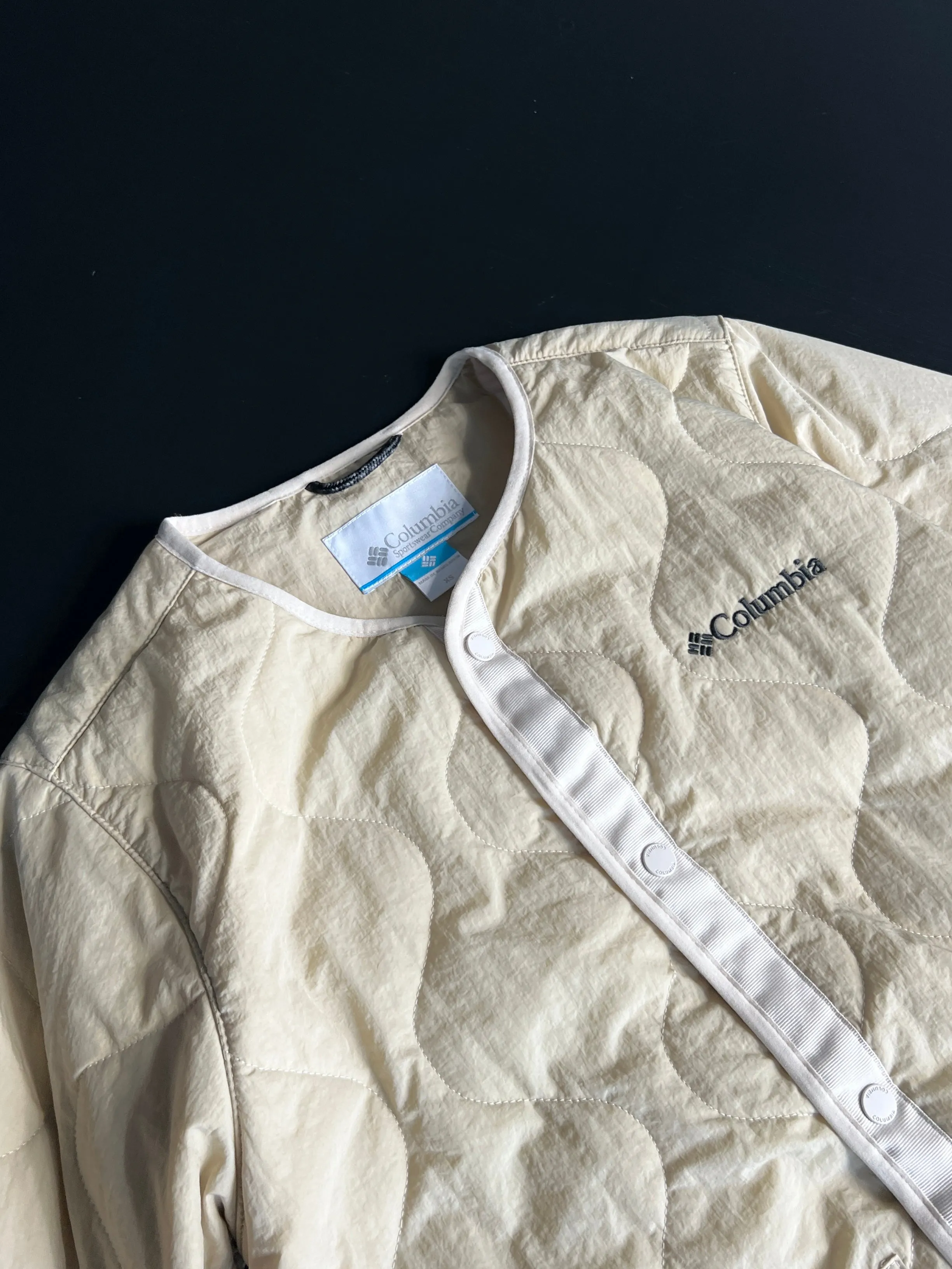 Columbia Quilted Button Up Jacket (S)