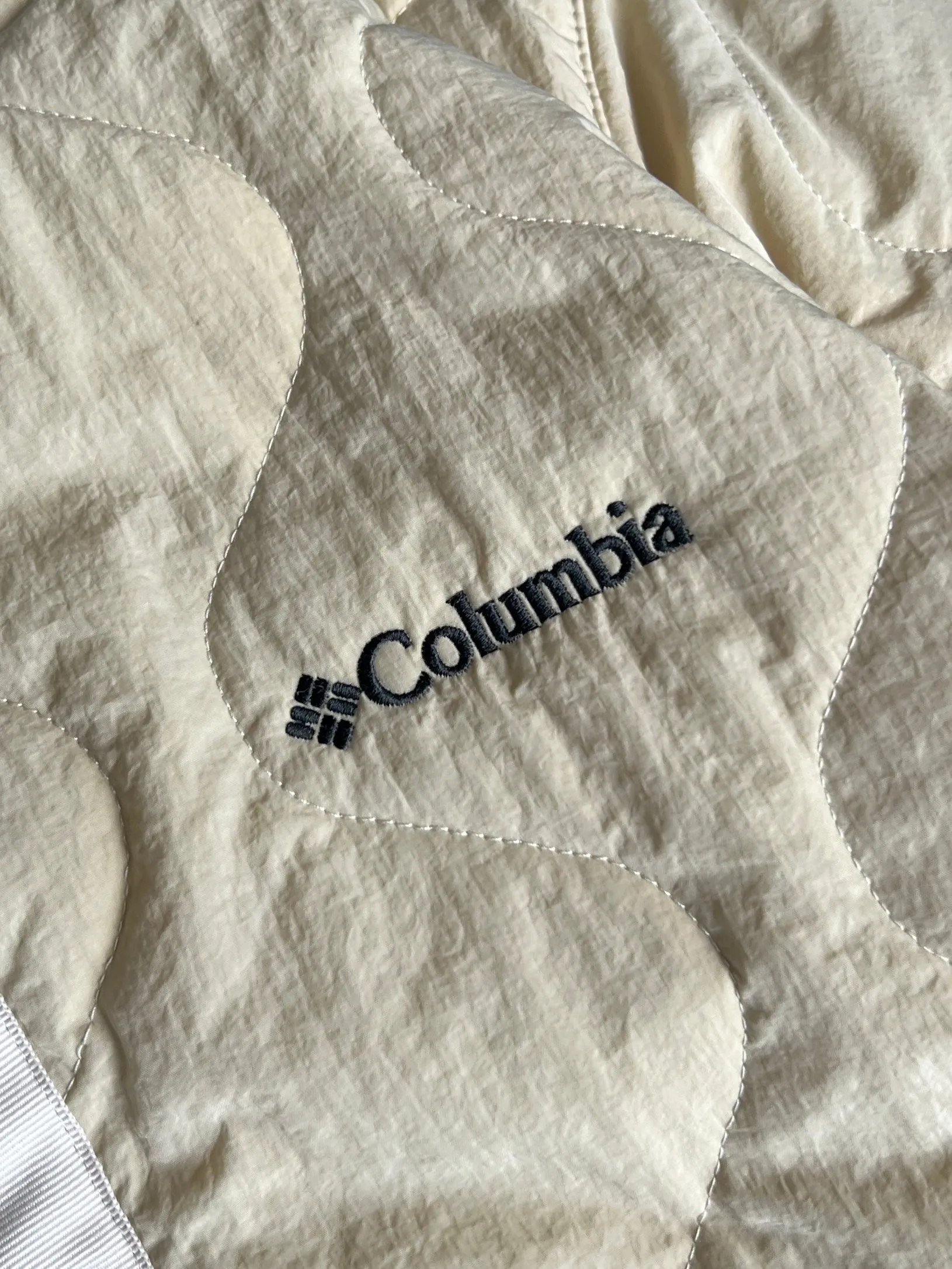 Columbia Quilted Button Up Jacket (S)