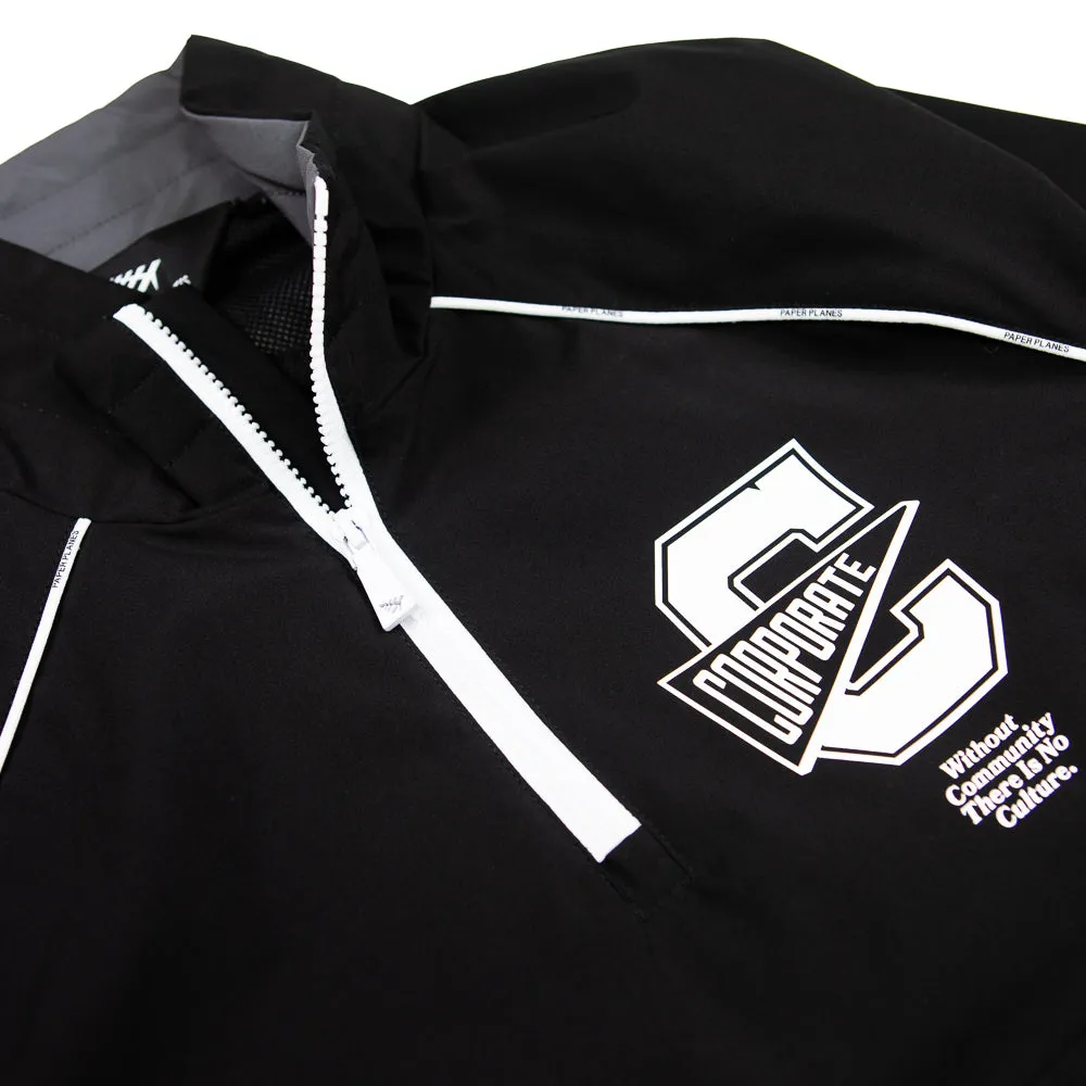 Corporate x Planes PFC Half Zip Pullover (Black)