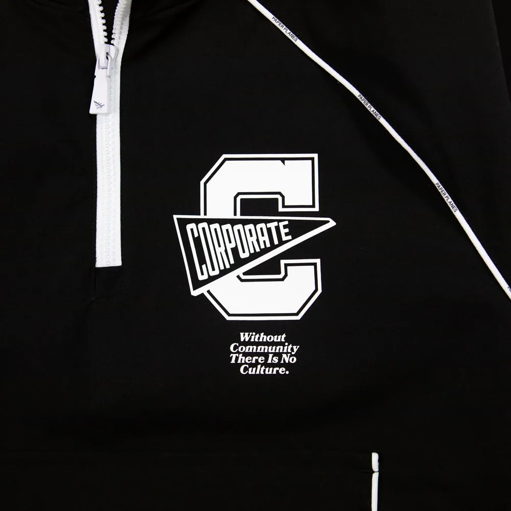 Corporate x Planes PFC Half Zip Pullover (Black)