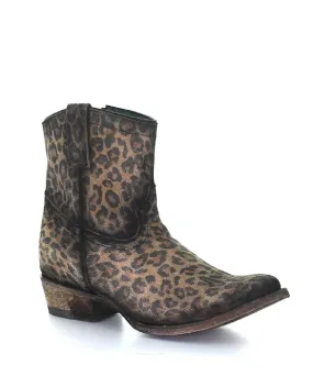 Corral Women's Leopard Print Ankle Boot