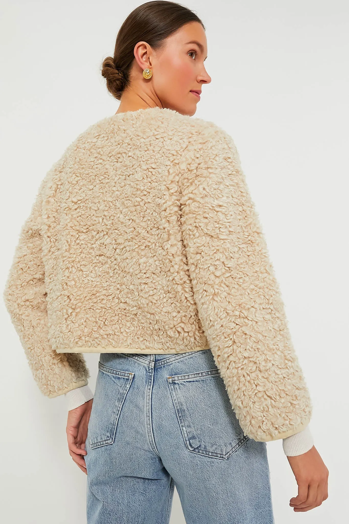 Cream Sherpa Cameron Jacket