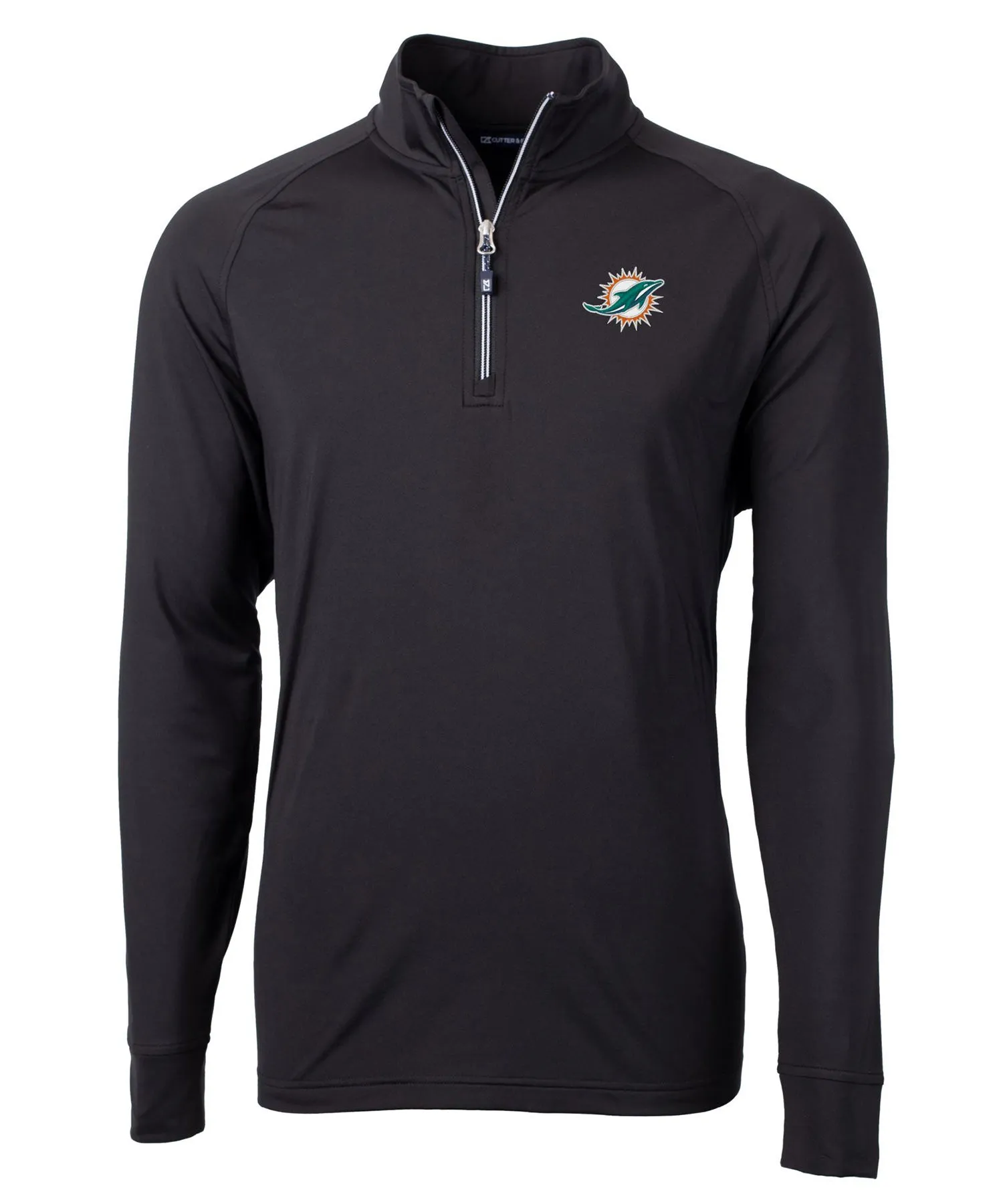 Cutter & Buck Miami Dolphins Long Sleeve Quarter-Zip Pullover